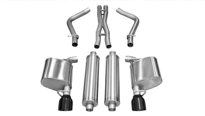 CORSA Performance Corsa 2011-2014 Chrysler 300 R/T 5.7L V8 Black Xtreme Cat-Back Exhaust