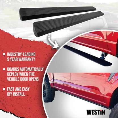 Westin 15-26 Ford F-150 SuperCab / 17-26 F-250/350 SuperCab Pro-e Running Boards - Tex. Blk