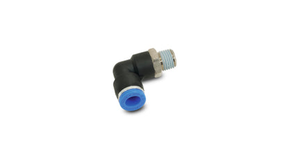 Vibrant Male Elbow Pneumatic Vacuum Fitting (1/8in NPT Thread) - for use with 1/4in (6mm) OD tubing