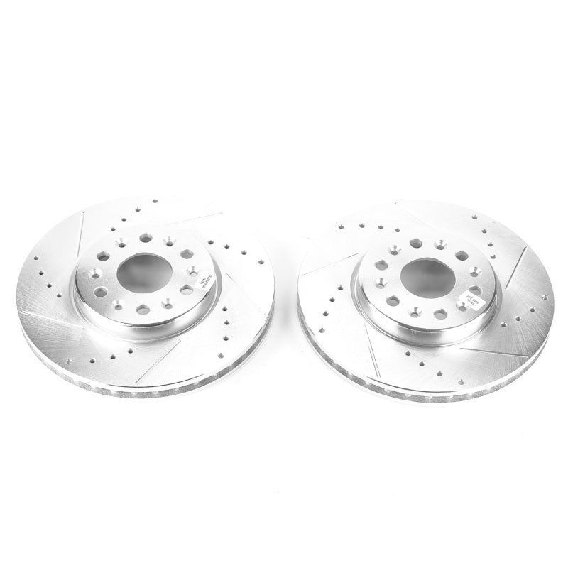 PowerStop Power Stop 18-19 Buick Enclave Front Evolution Drilled & Slotted Rotors - Pair