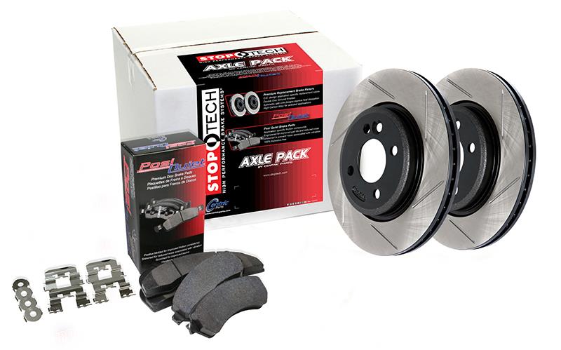 Stoptech Street Axle Pack Drilled & Slotted, Rear