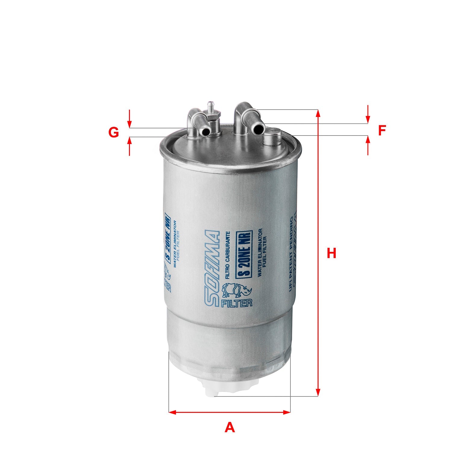 SOFIMA S2ONENR Fuel Filter