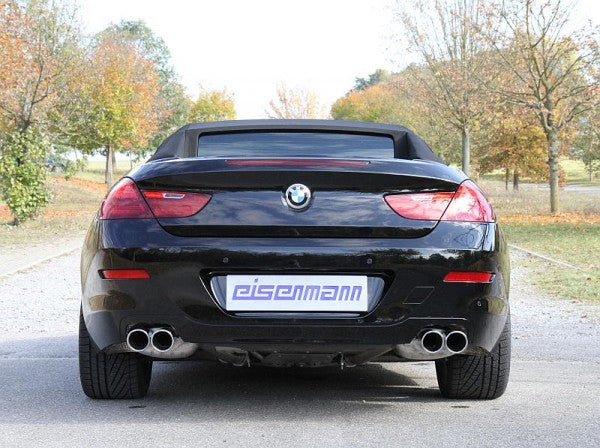 Eisenmann B5424.20904 Race Rear Muffler For BMW 6 Series Convertible