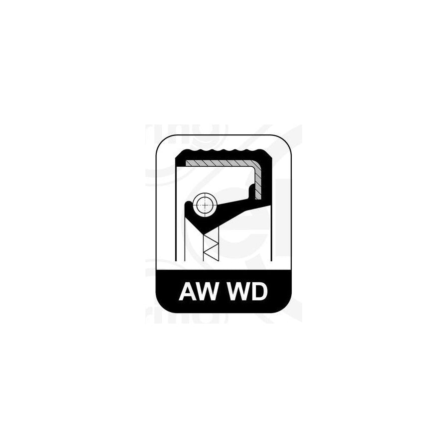 Elring 469.120 Shaft Seal, Differential | ML Performance US Car Parts