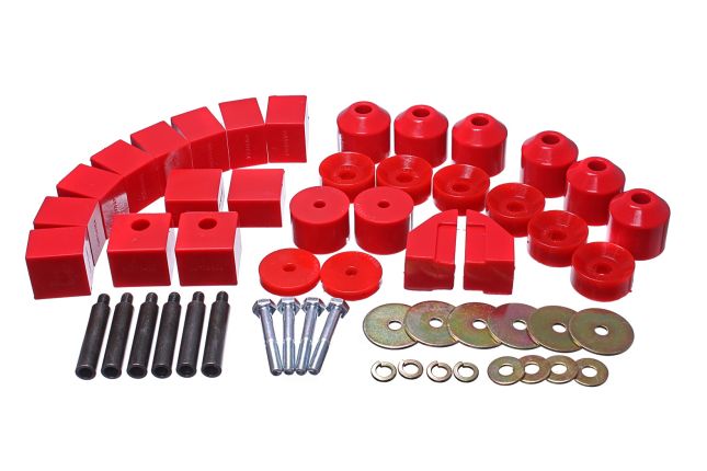 Energy Suspension 1.4102R Body Mount Set 1inch LIFT