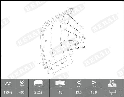 OE DB TRUCK 0004380788 Engine Oil Oil Cooler