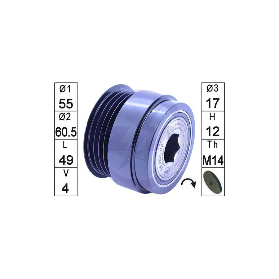 Era 219219 Alternator Freewheel Clutch