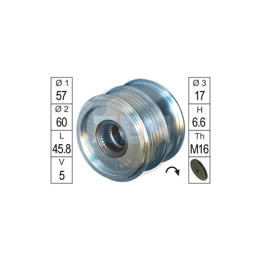 Era ZN5530 Alternator Freewheel Clutch