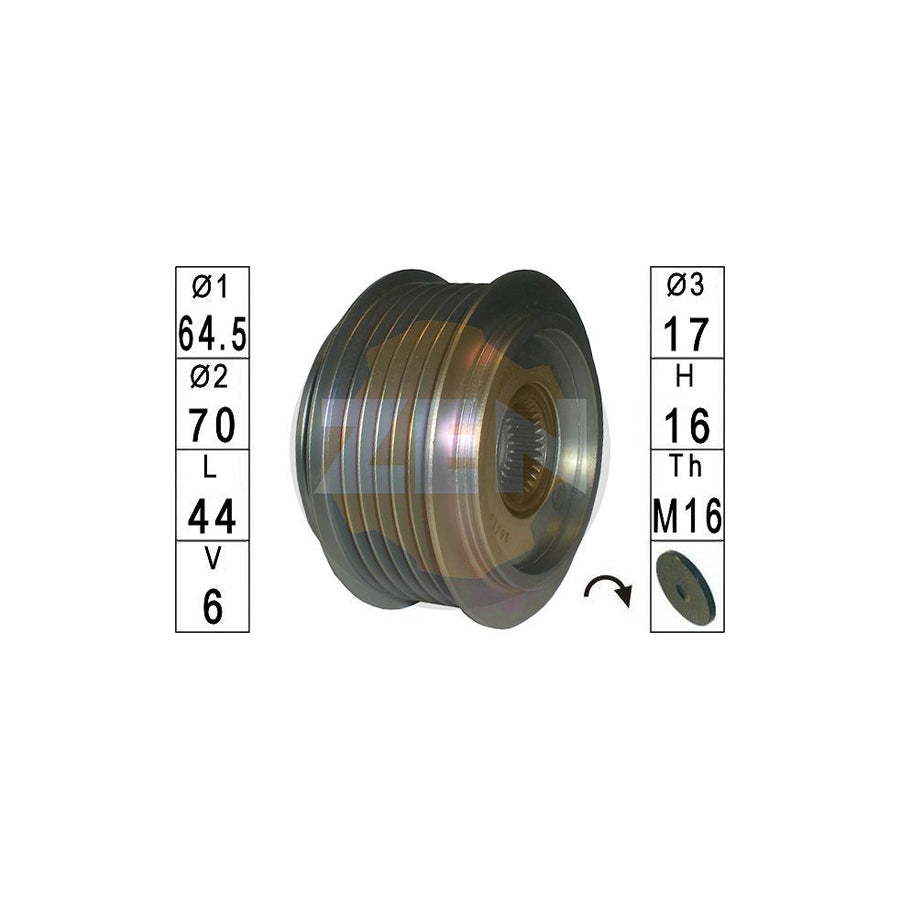 Era ZN5631 Alternator Freewheel Clutch