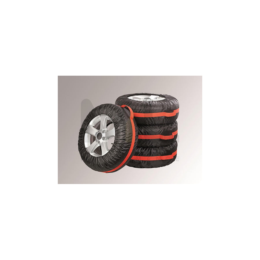 EUFAB 30589 Tyre bags Black/Red, Wheel Diameter: 13-17 Inch