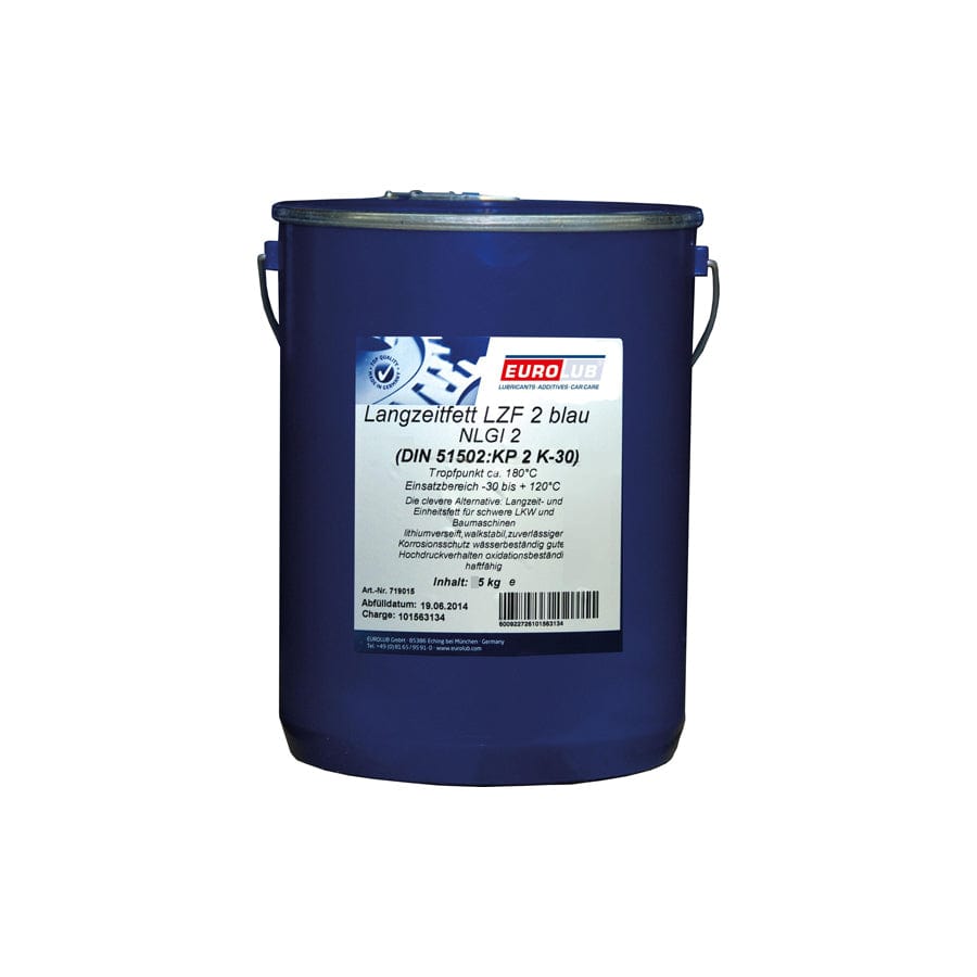 Eurolub Langzeitfett, Lzf 2 Blau 719005 Anti-Friction Bearing Grease