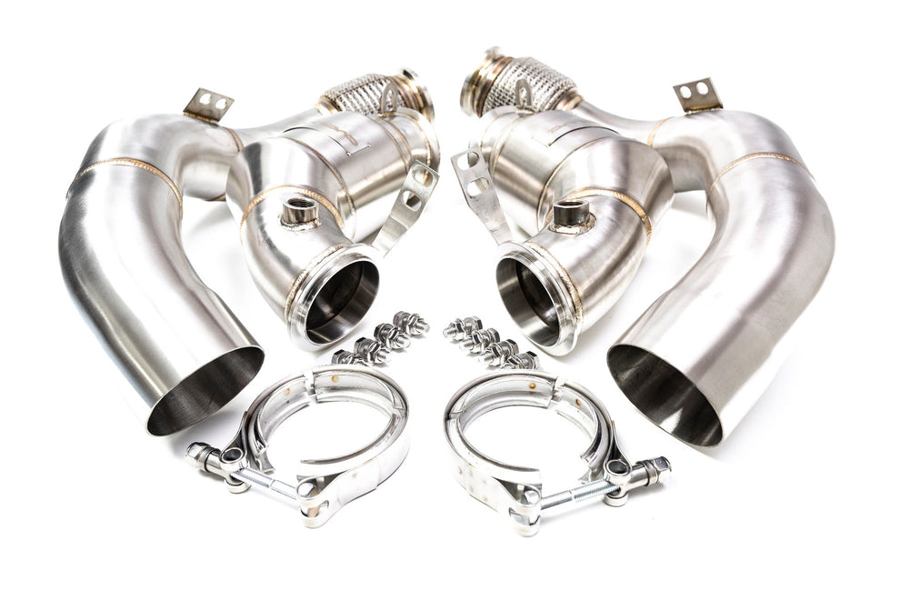 Evolve BMW F90 M5 F92/F93 Catless Turbo Downpipes (M8)