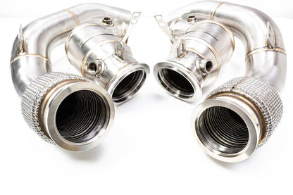 Evolve BMW F90 M5 F92/F93 Catless Turbo Downpipes (M8)