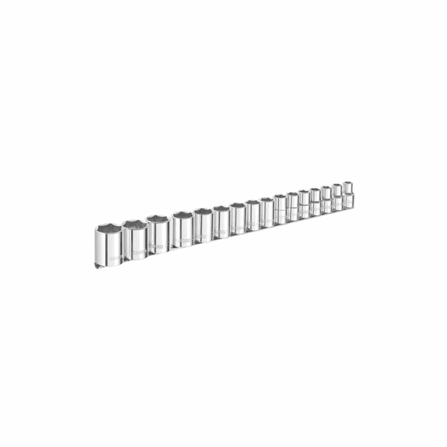 Expert BRIE032902B 1/2in Drive Socket Set, 16 Piece