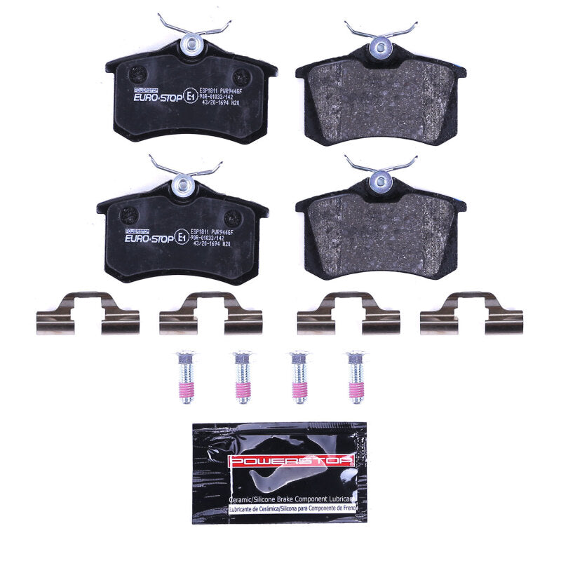 PowerStop Power Stop 98-04 Volkswagen Passat Euro-Stop ECE-R90 Rear Brake Pads