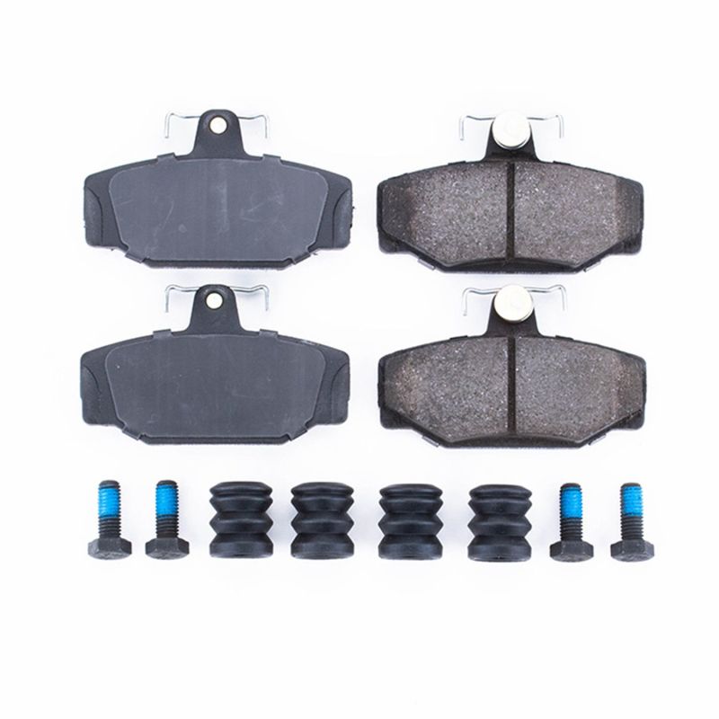 PowerStop Power Stop 88-90 Volvo 760 Rear Z17 Evolution Ceramic Brake Pads w/Hardware