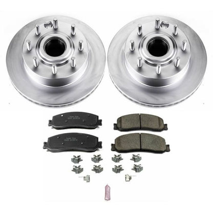 PowerStop Power Stop 2012 Ford F-350 Super Duty Front Z17 Coated Brake Kit
