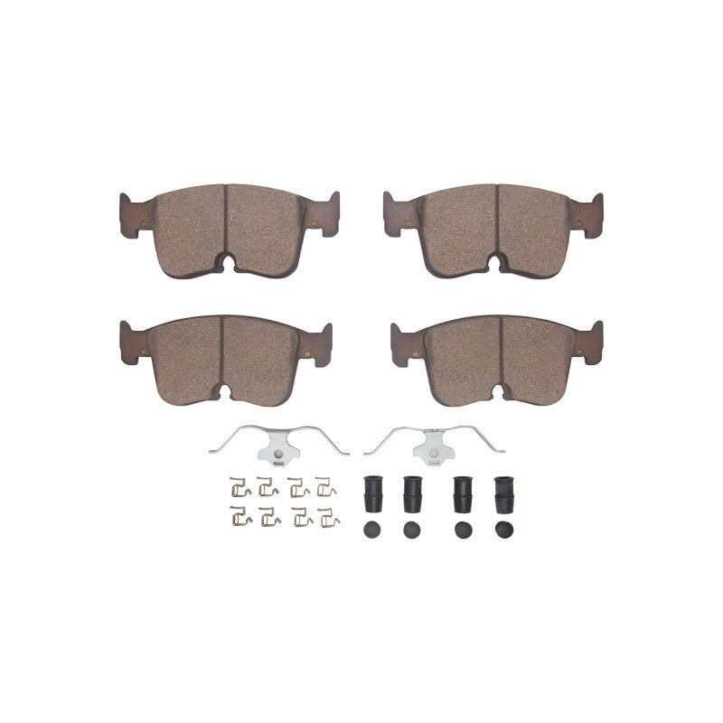 R1 Concepts R1 22-25 Audi A3 Quattro Front Euro Ceramic Pads & Hardware Kit