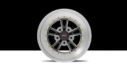 Weld Full Throttle 15x8 / 5x4.5 BP / 3.5in. BS Black Wheel - Polished Non Beadlock