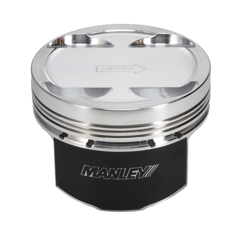 Manley Performance Manley 03-06 EVO VIII/IX 86.5mm-Bore +1.5mm Over Size-10.0/10.5 CR Dish Piston Set with Rings
