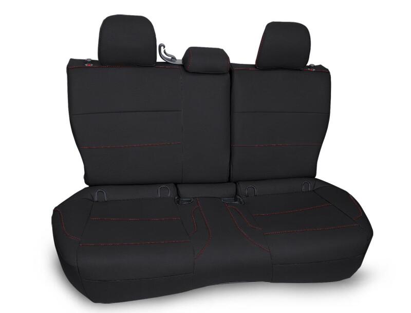 PRP Seats PRP 2013-2017 Subaru Crosstrek Rear Bench Seat Cover - Black w/ Red Stitch