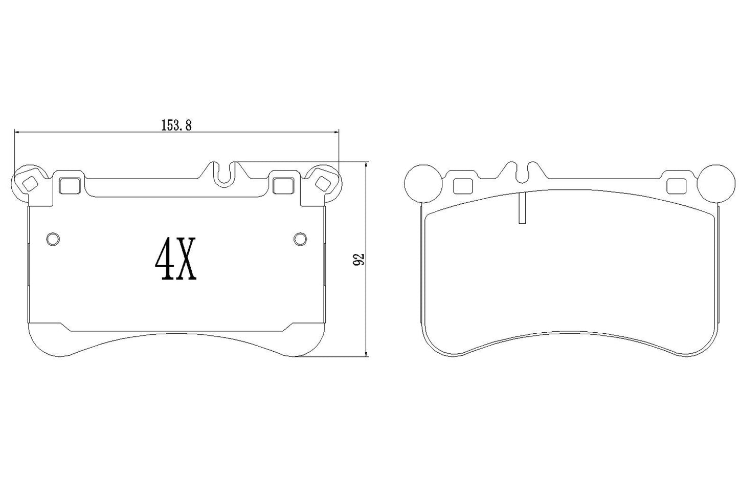 BOGAP C8210194 Brake Pad Set, Disc Brake