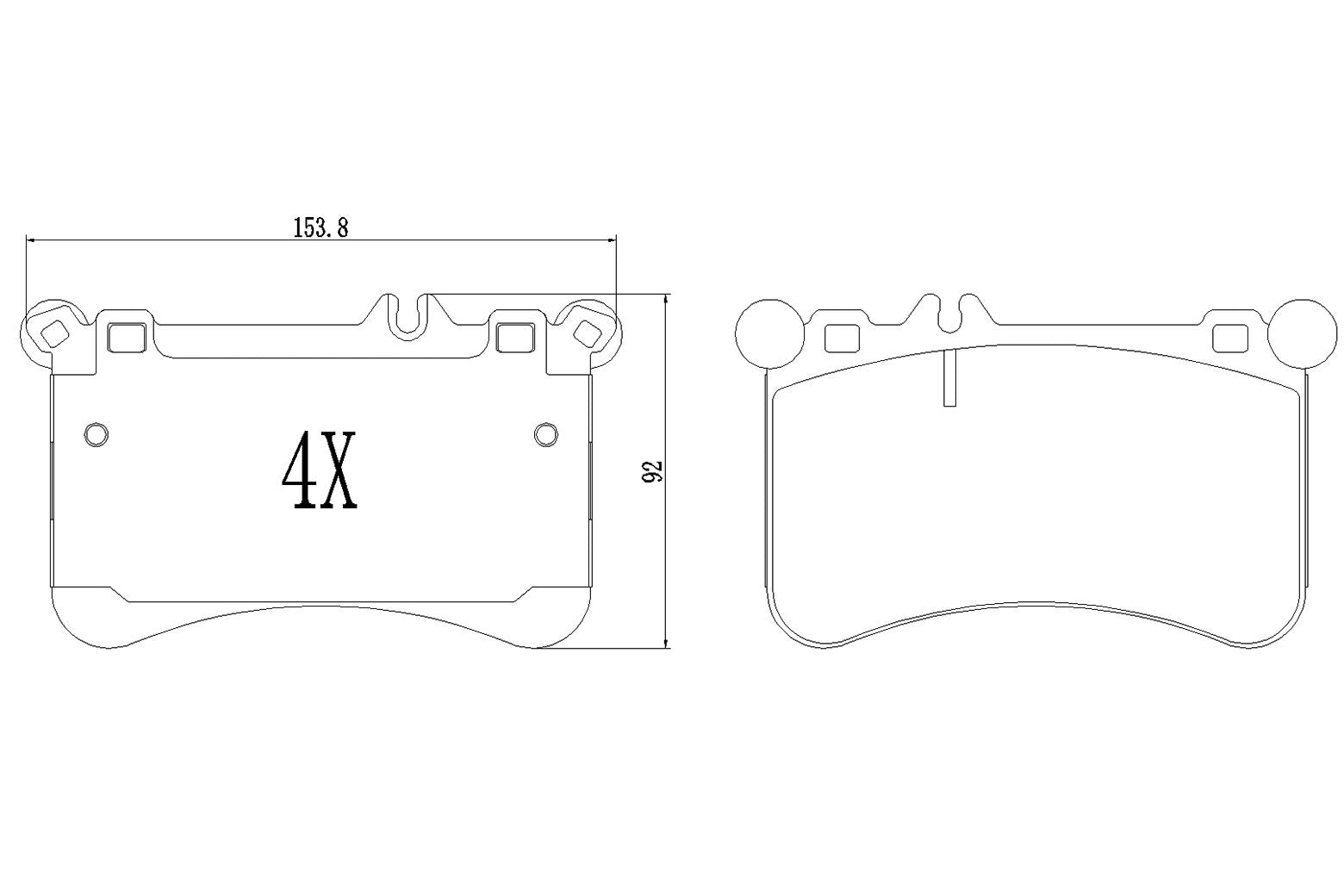 BOGAP C8210194 Brake Pad Set, Disc Brake