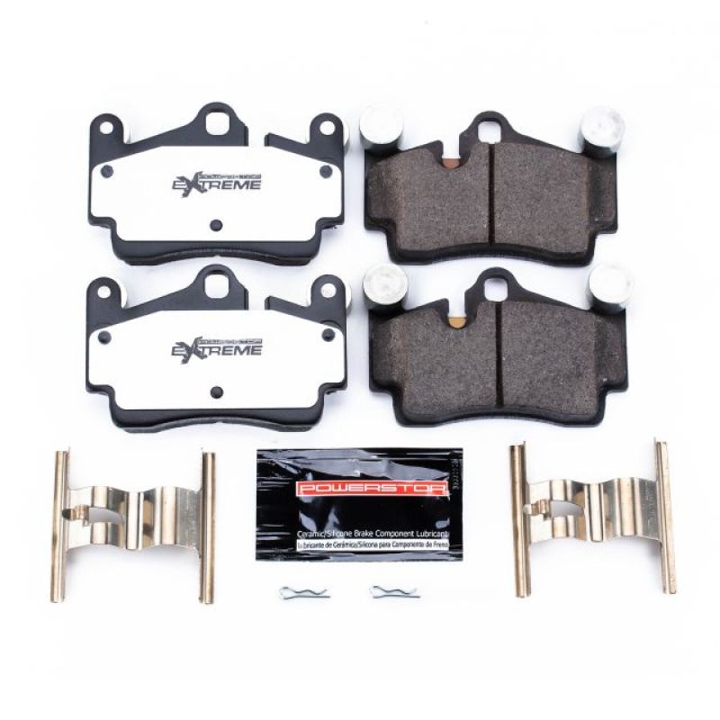 PowerStop Power Stop 07-15 Audi Q7 Rear Z26 Extreme Street Brake Pads w/Hardware