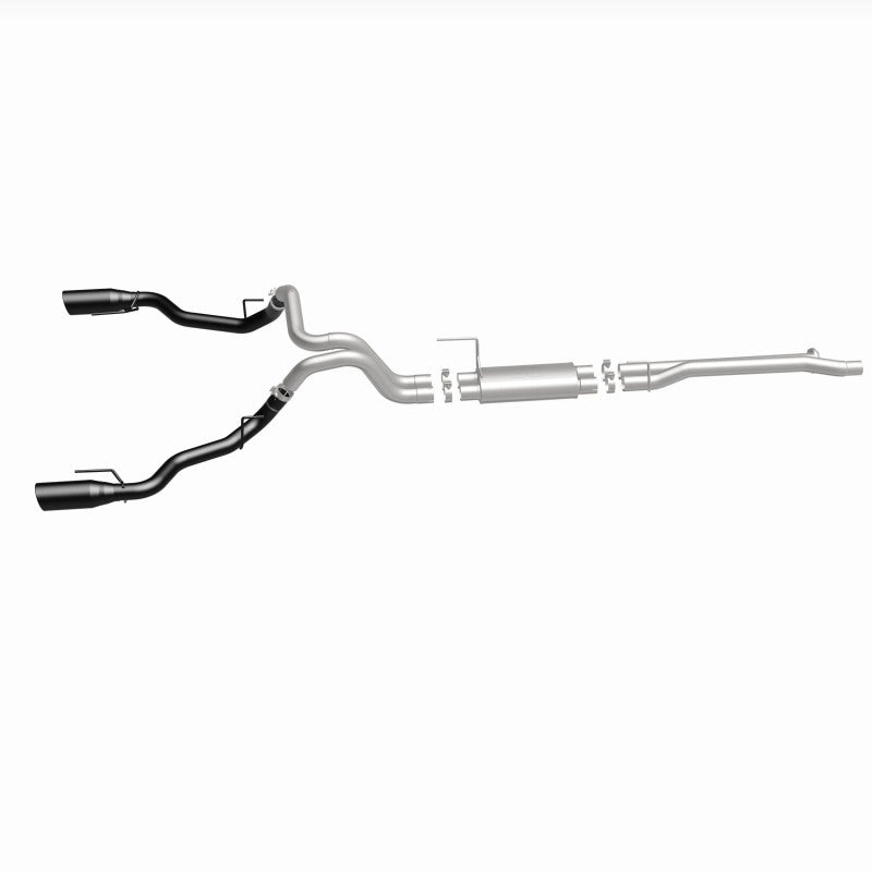MagnaFlow SYS Cat-Back 2017 Ford F-150 Raptor 3.5L Dual Black Coated 3in Tips