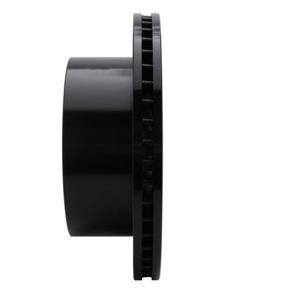 R1 Concepts R1 11-25 Chevrolet Silverado 3500 HD Rear Right Drilled & Slotted Black Brake Rotor