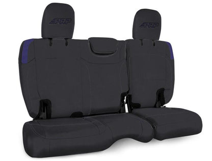 PRP Seats PRP Jeep Wrangler JL Rear Bench Covers - 2 door - Black/Purple
