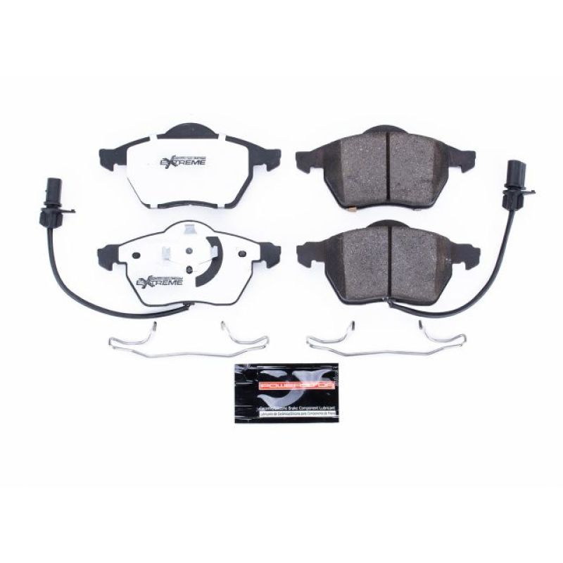 PowerStop Power Stop 99-06 Audi A4 Front Z26 Extreme Street Brake Pads w/Hardware