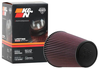 K&N Engineering K&N Universal Chrome Filter 6 inch FLG / 7.5 inch Base / 4.5 inch Top / 9 inch Height
