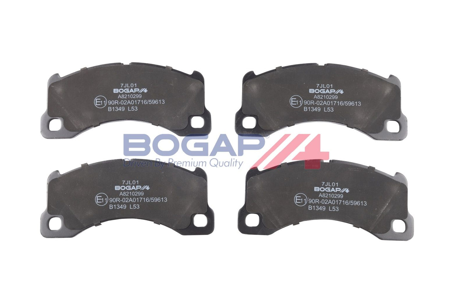 BOGAP A8210299 Brake Pad Set, Disc Brake