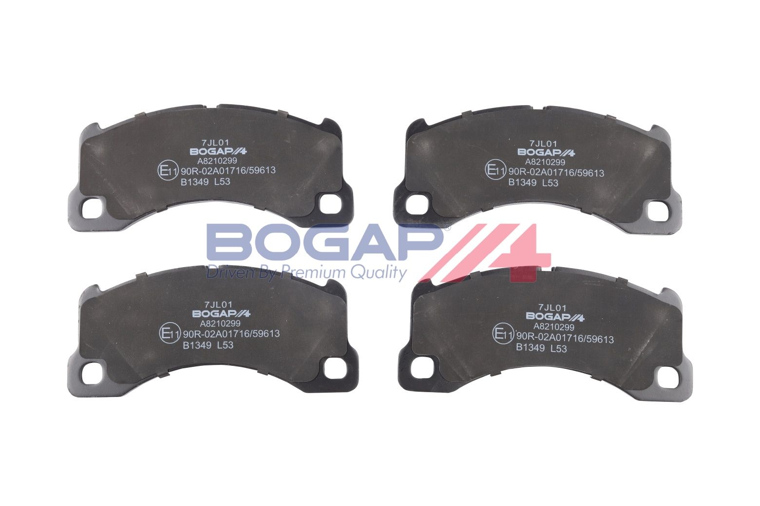 BOGAP A8210299 Brake Pad Set, Disc Brake