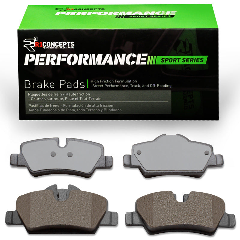 R1 Concepts R1 14-24 Mini Countryman Rear Performance Sport Brake Pads