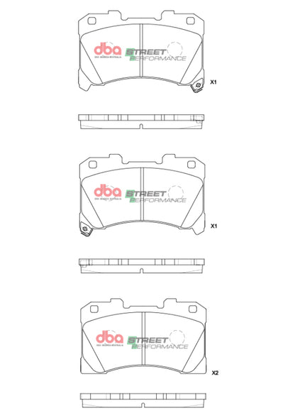 DBA 2023 Toyota Corolla GR SP Performance Front Brake Pads