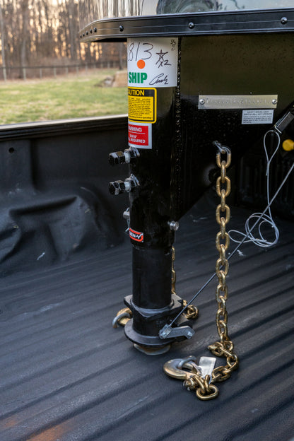 GEN-Y Hitch Gen-Y Viking 4in Square Tube Gooseneck Static Hitch w/SnapLatch 2-5/16in Coupler 8.5K TW 30K
