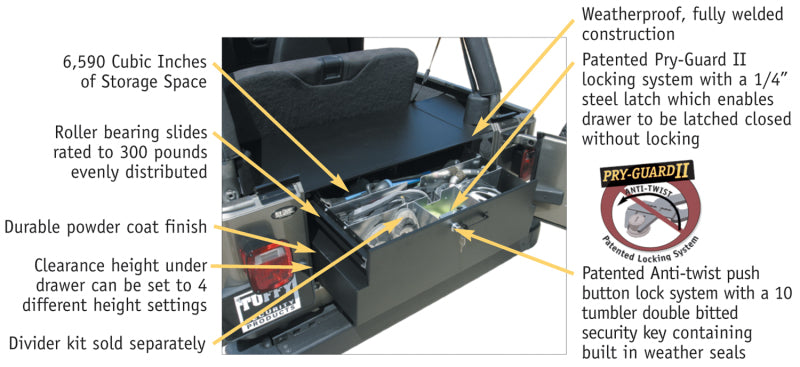 Tuffy Products Tuffy Unlimited Drawer Black