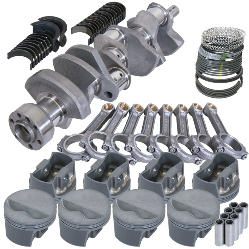 Eagle Chevy LT1 350 1Pc 3.480in Crank 5.700in I-Beam Rods -5cc 4.060in Pistons Rotating Assembly