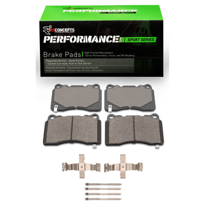 R1 Concepts R1 2017-2025 Acura Integra Front R1 Performance Sport Pads & Hardware Kit
