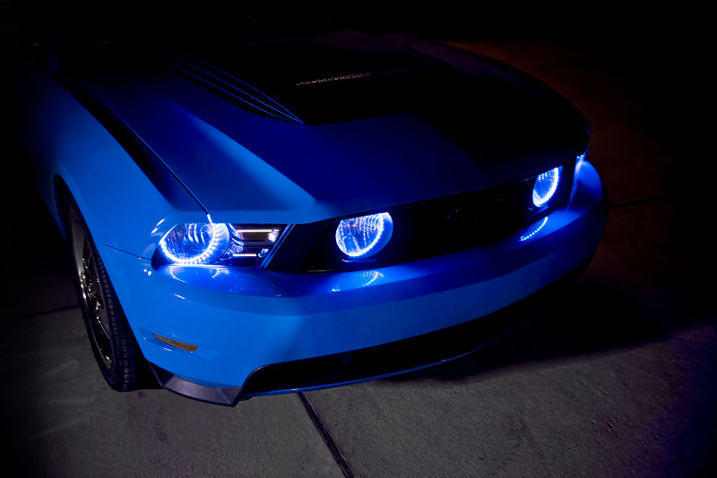 ORACLE Lighting Oracle Ford Mustang GT/V6 10-12 Halo Kit - ColorSHIFT w/o Controller