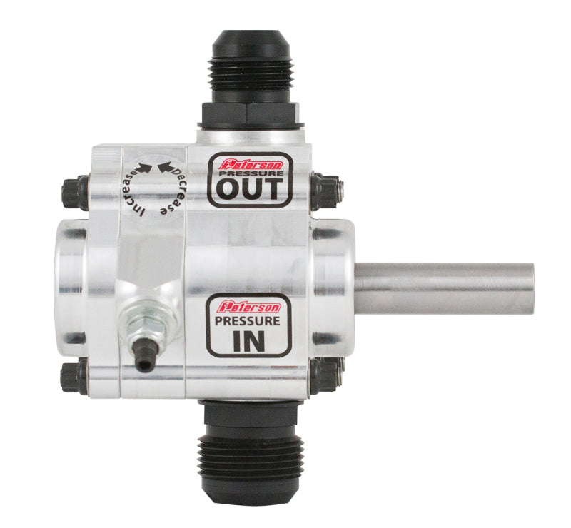 Peterson Fluid Systems R4 1-Stage Oil Pump - Right Side Mount - HV - Rear Drive w/ Vac