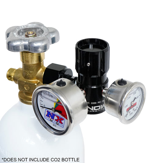 Snow Performance Billet Adjustable (0-475PSI) CO2 Regulator w/Gauges