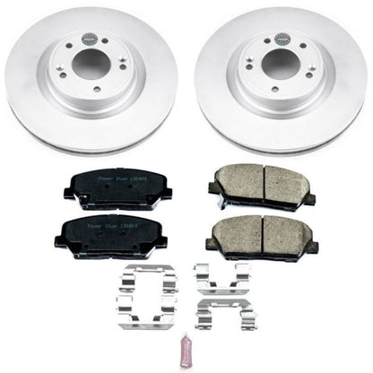 PowerStop Power Stop 10-16 Hyundai Genesis Coupe Front Z17 Evolution Geomet Coated Brake Kit