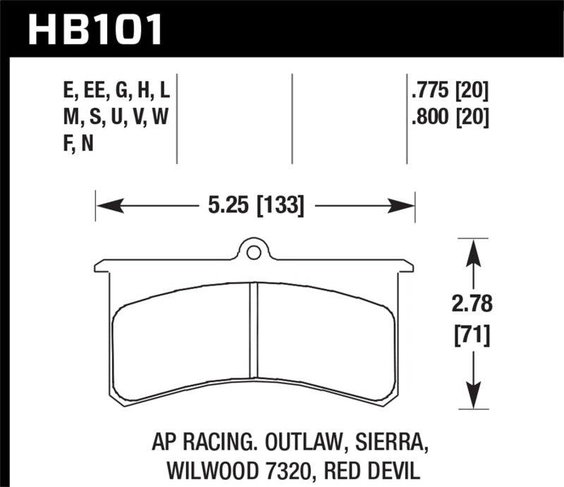 Hawk Performance Hawk HP+ Street Brake Pads