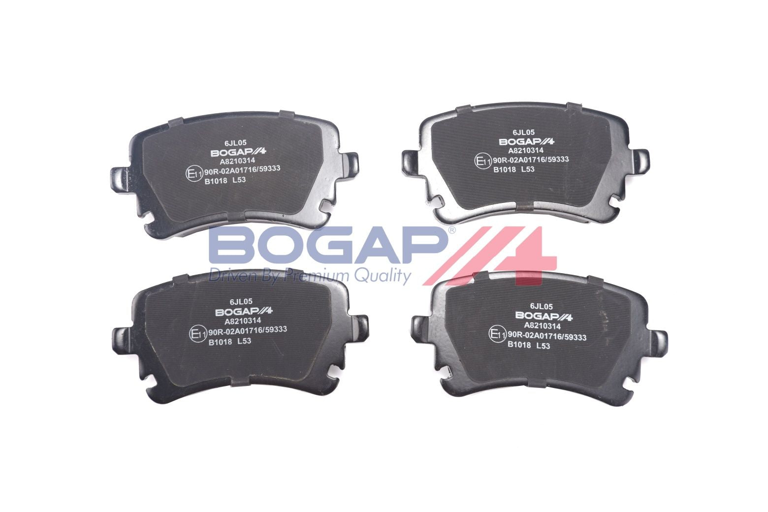 BOGAP A8210314 Brake Pad Set, Disc Brake