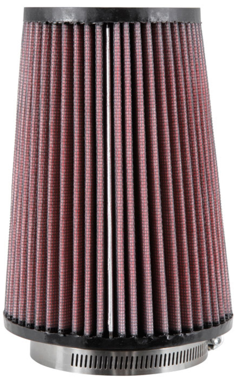K&N Engineering K&N Universal Rubber Filter Round Tprd 3.313in Flange ID x 4.75in Base OD x 3.5in Top OD x 6.5in H