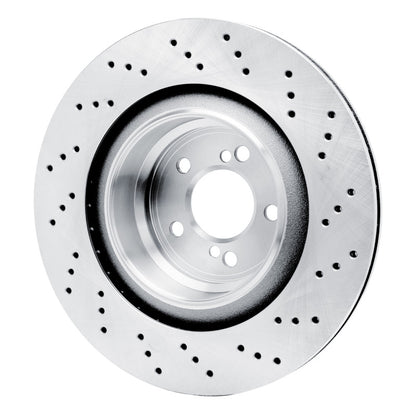 DFC 15-19 BMW X6 Left Rear Drilled Brake Rotor
