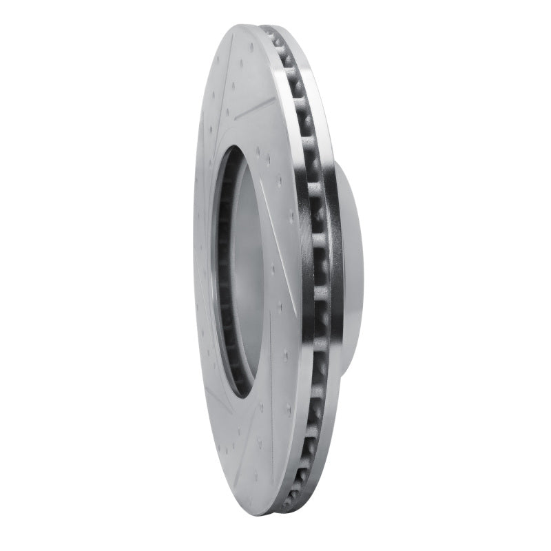 R1 Concepts R1 18-25 BMW 430I Gran Coupe Front Right Drilled & Slotted Silver Brake Rotor